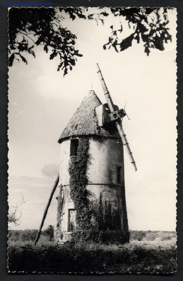 Moulin à vent le champ du trail Saint-Cyr-des-Gats Exterior foto